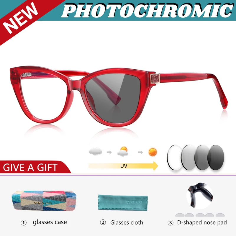 Stylish Cat's Eye Women's Anti-Blue Light Reading Glasses
