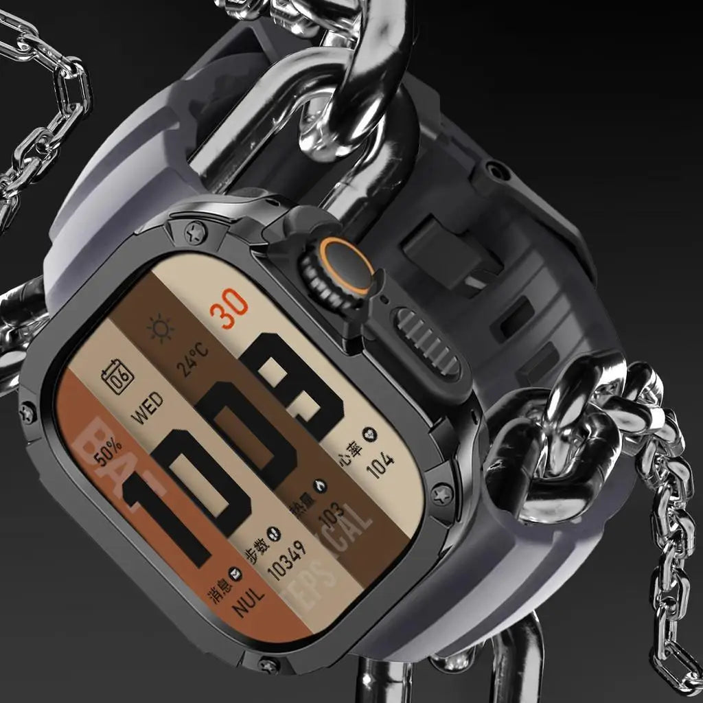 Waterproof Silicone Strap and Case for Smartwatches | Durable & Stylish
