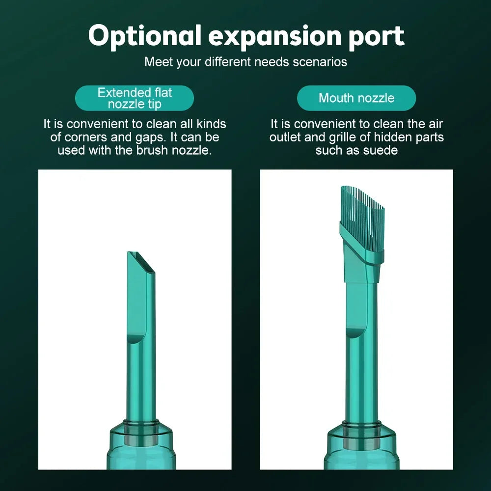 Powerful Wireless Car Vacuum Cleaner | Cordless Dual Use Mini Vacuum