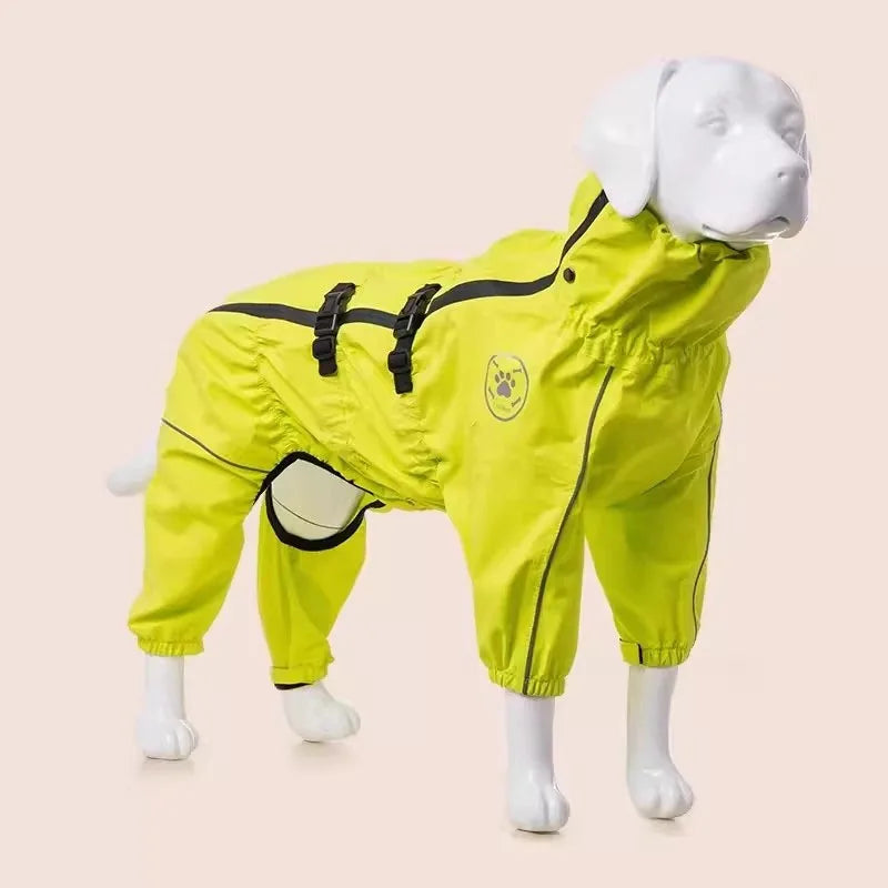 Waterproof Reflective Dog Raincoat | Adjustable Pet Jacket