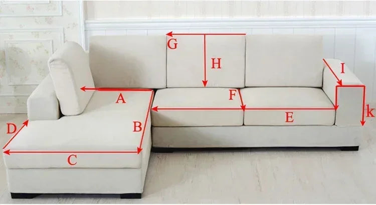 Luxury Pure Cotton Non-Slip Sofa Seat Cover | All Season Comfort