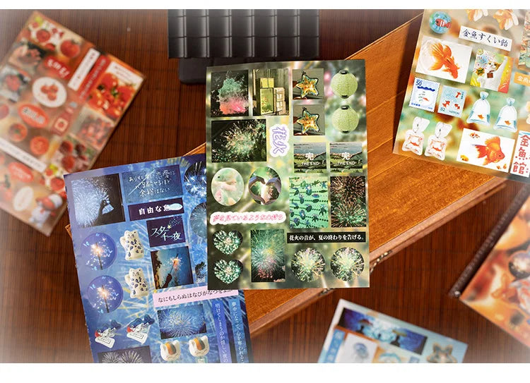 Kawaii Die-Cutting Sticker Book | DIY Lotus Picking Scrapbook Décor