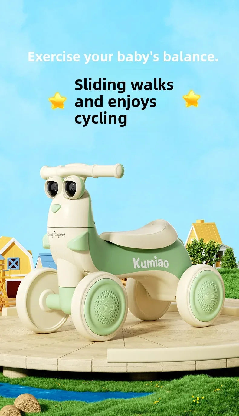 4-Wheel Kids Bike Scooter | Fun & Safe Ride-On Toy for Toddlers