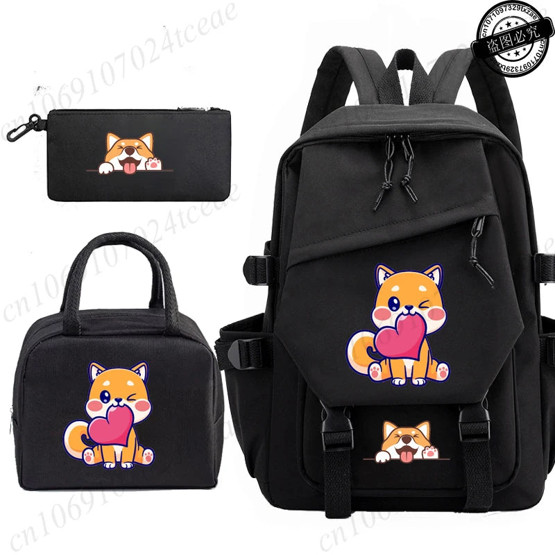 Cute Anime Dog School Backpack | Trendy Fashion Backpack for Teens