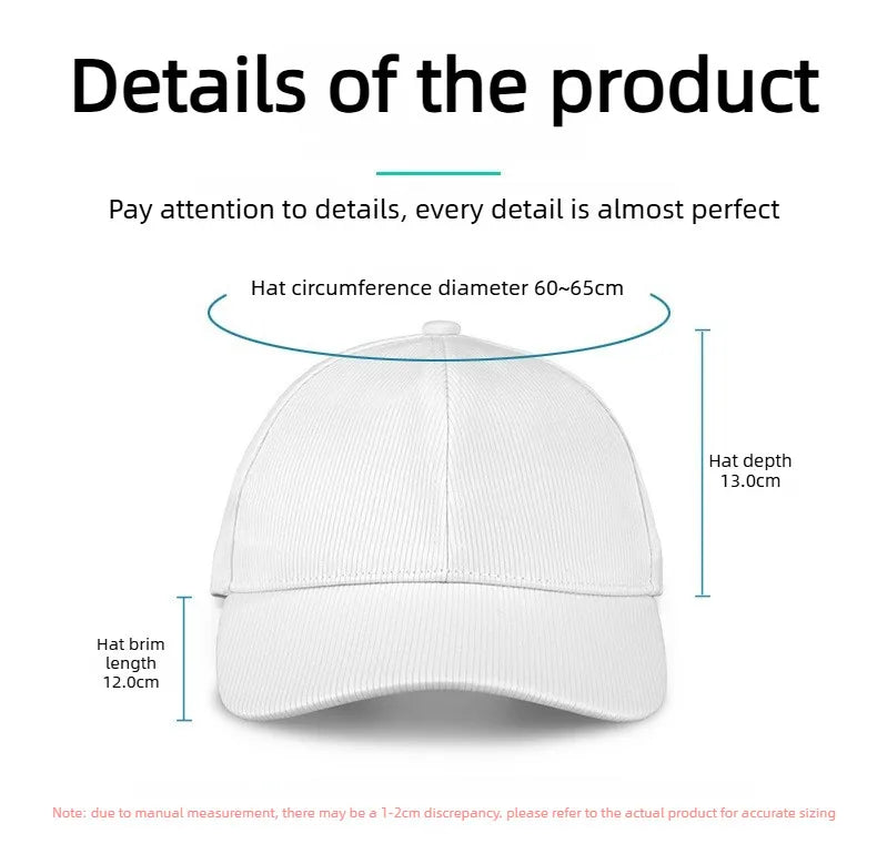 LED Fiber Optic Baseball Cap | Glowing Hip-Hop Hat for Parties