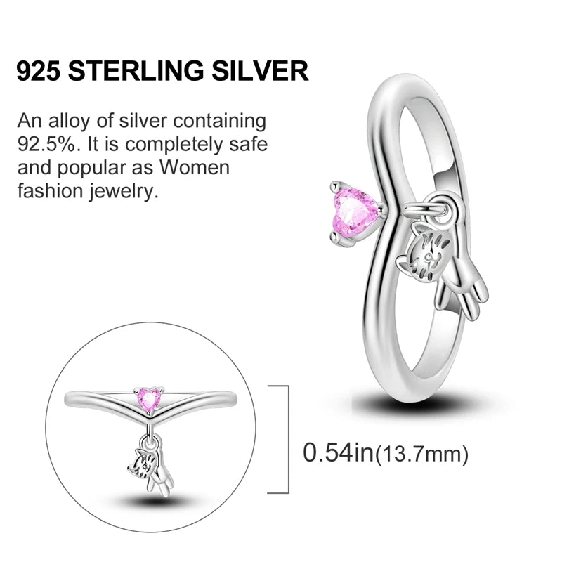 Elegant 925 Sterling Silver Infinite Love Ring | Luxury Wedding Jewelry