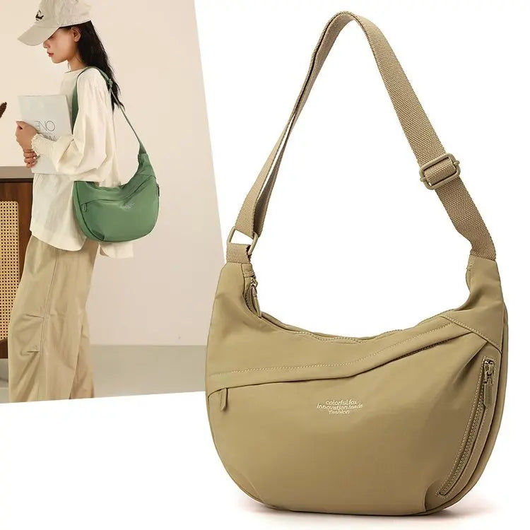 Trendy Women's Soft Cloth Shoulder Bag | Casual Crossbody Handbags
