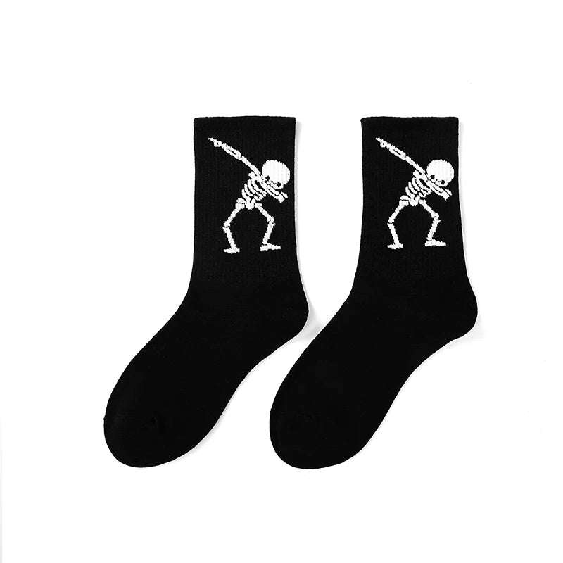 Trendy Unisex Cartoon Cotton Crew Socks | Comfort Meets Style