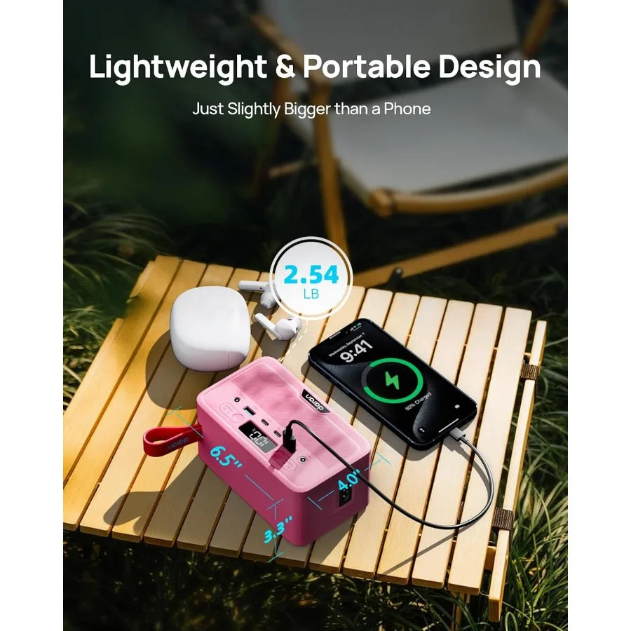 Portable Power Station 28000mAh | Versatile Solar Power Bank