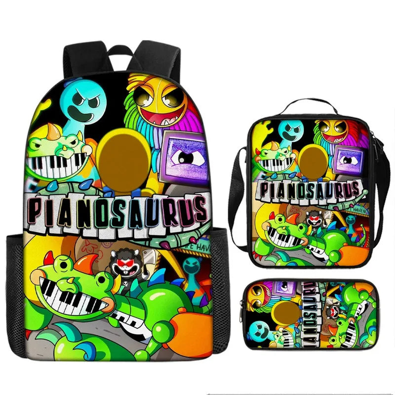 3-Piece Horror-Themed Backpack Set | Unique School Essentials