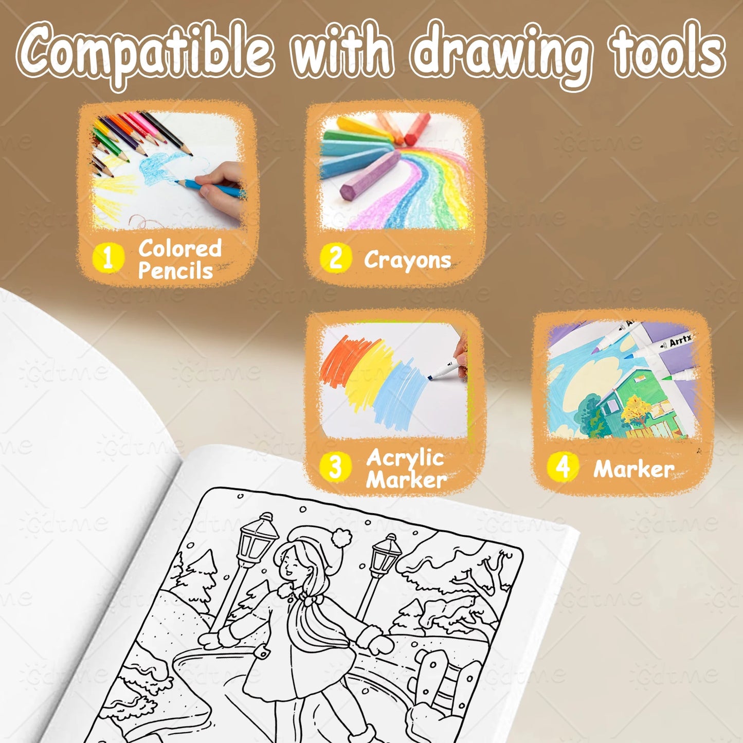 Adult Coloring Book for Relaxation | Cozy Season Designs