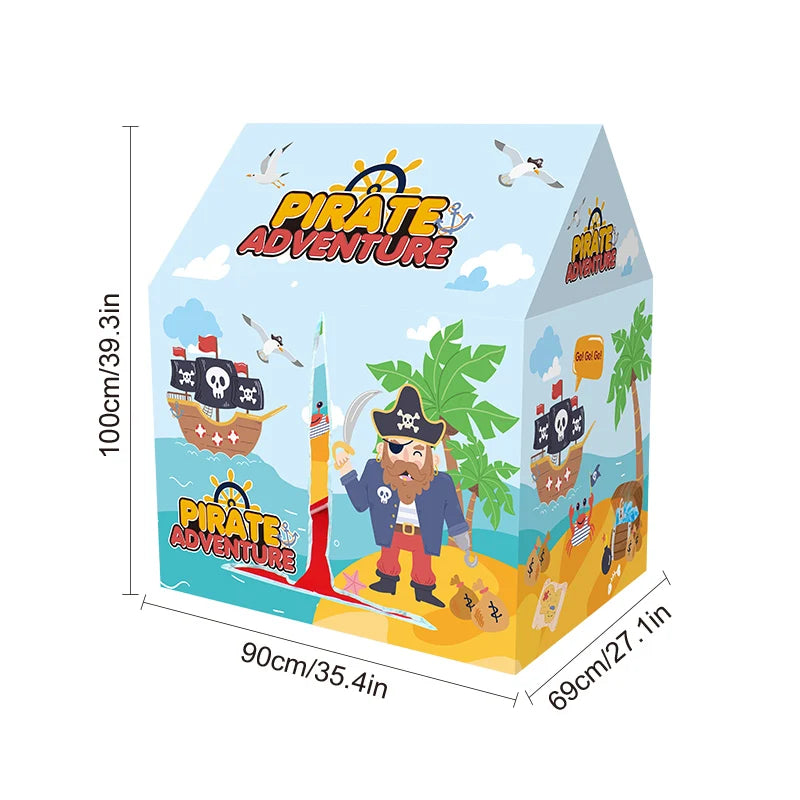 Children's Fun Toy Castle Tent | Portable Playhouse for Kids