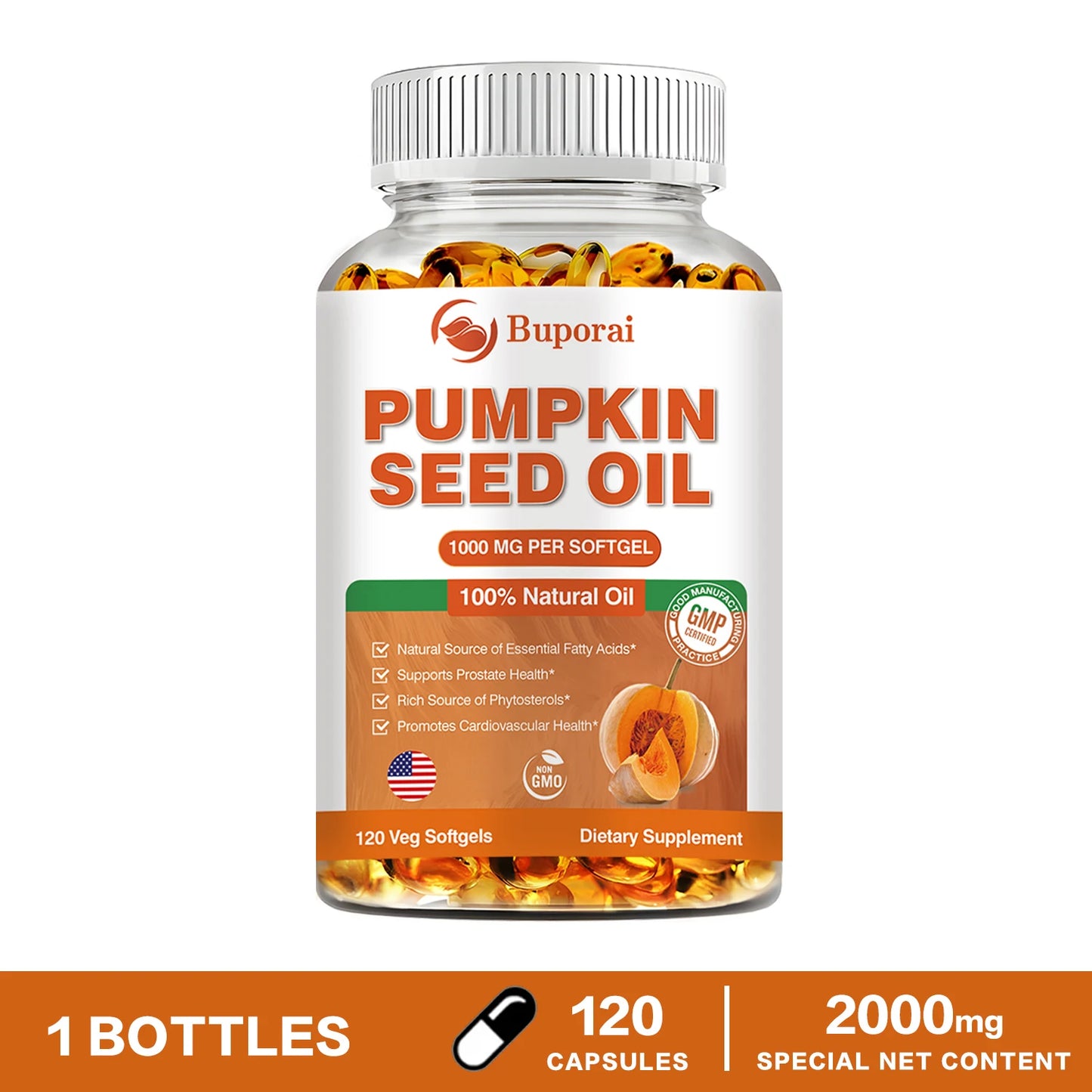 Pumpkin Seed Oil for Hair Growth & Prostate Health | Essential Support
