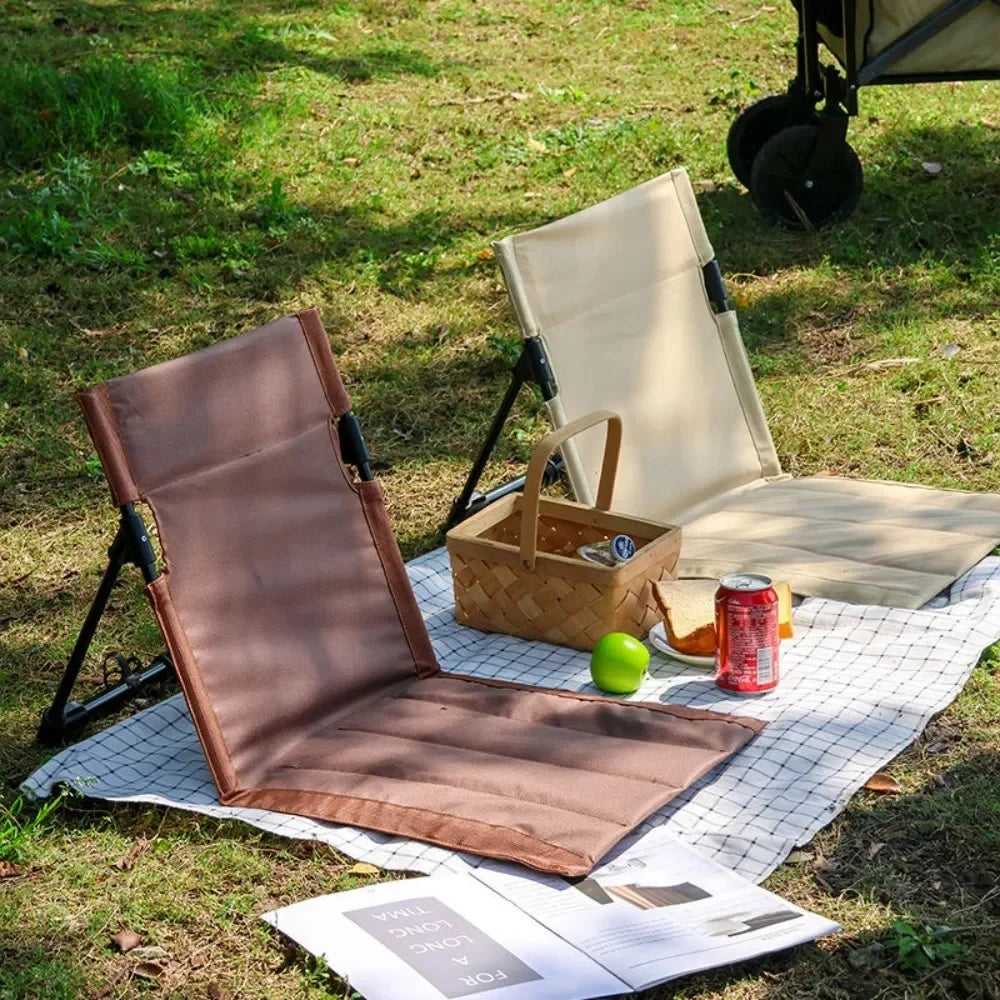 Silla de camping plegable para exteriores | Silla de picnic cómoda y ligera