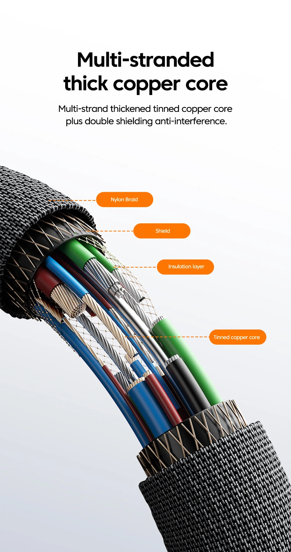 120W Fast Charging Retractable Cable | USB A to Type C Charger