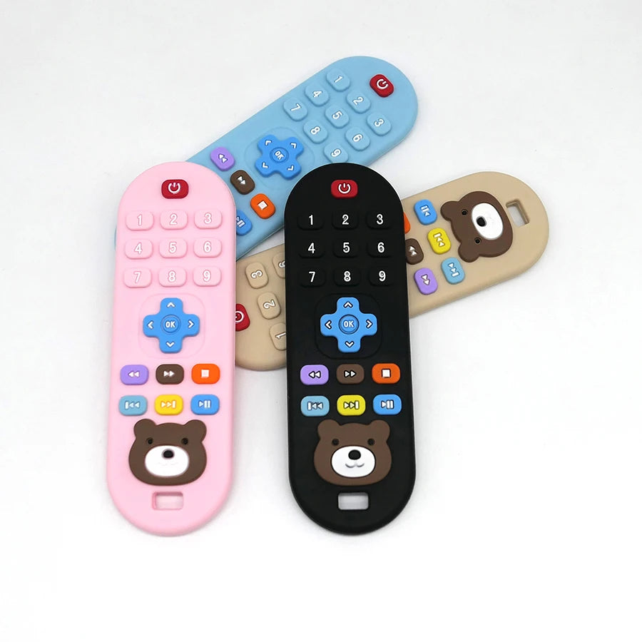 Children's Silicone Teething Remote Control Toy | Safe and Fun