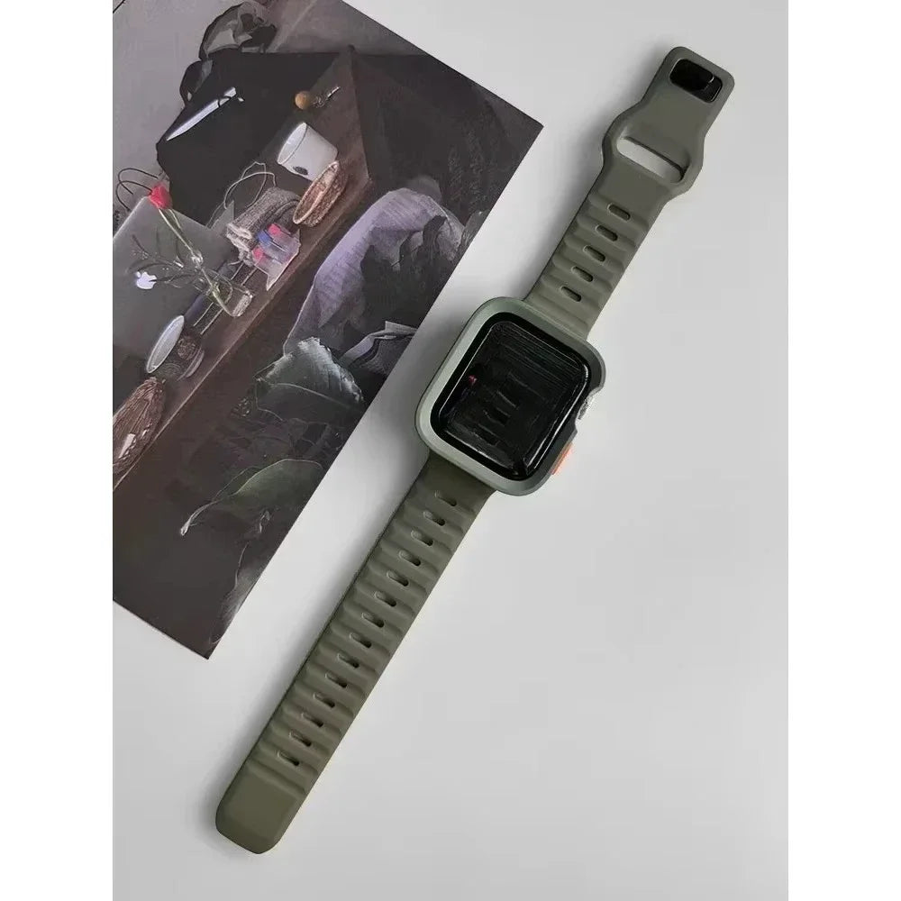 Silicone Case and Strap for Apple Watch | Stylish & Durable