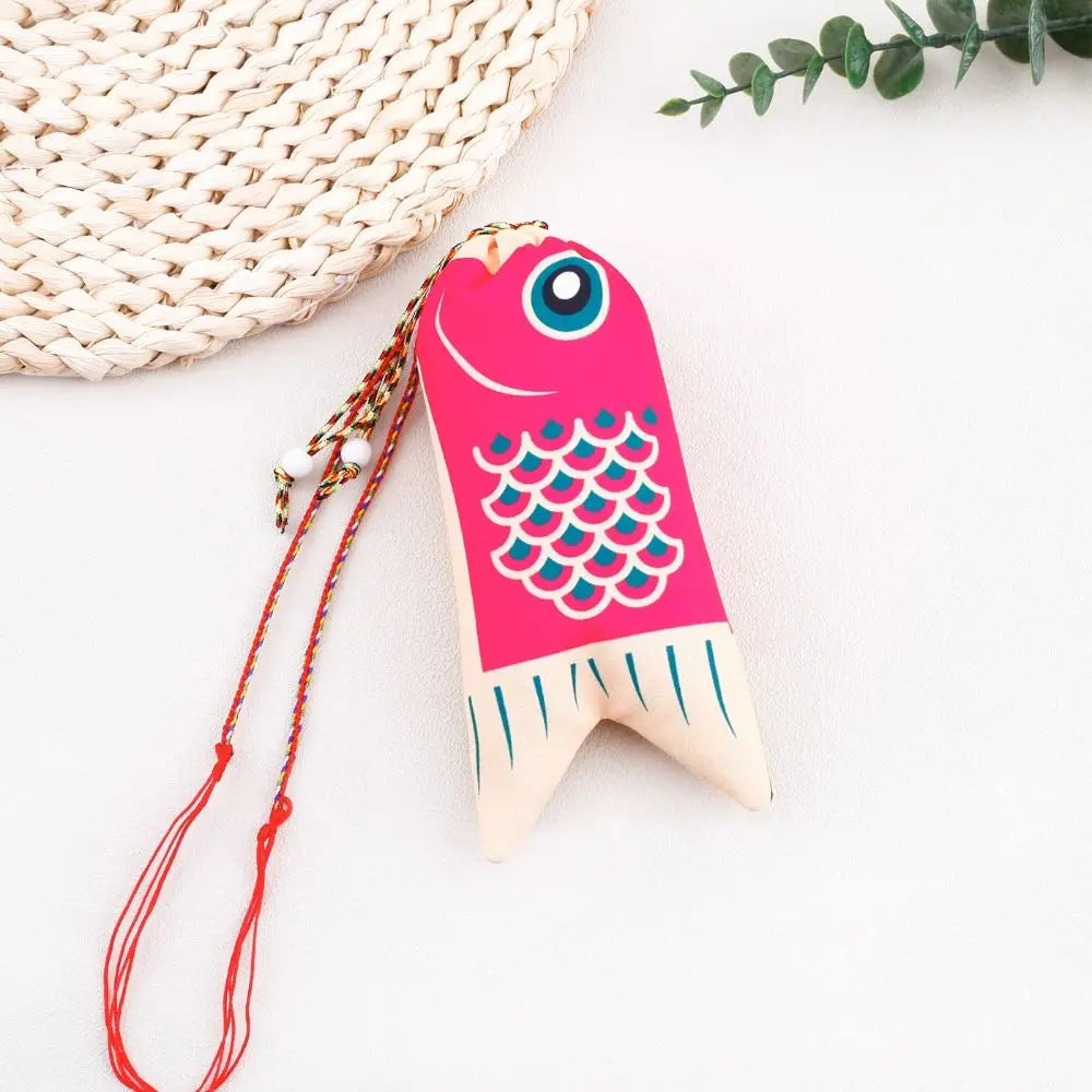 Koi Carp Blessing Bag | Japanese Style Ethnic Jewelry Pouch