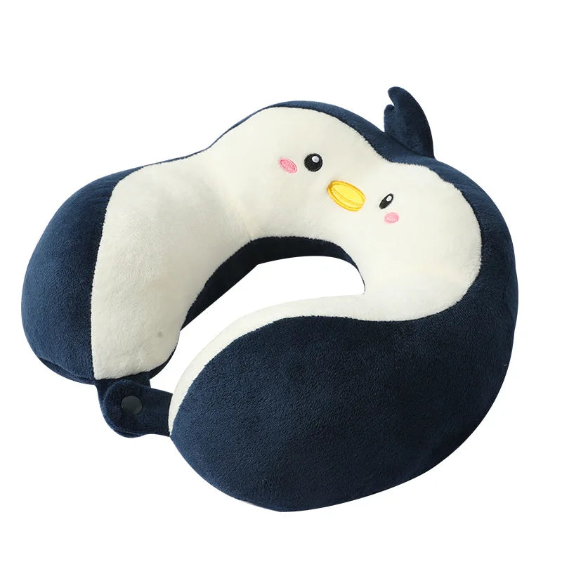 U-Shaped Cartoon Neck Pillow | Perfect for Car & Office Naps