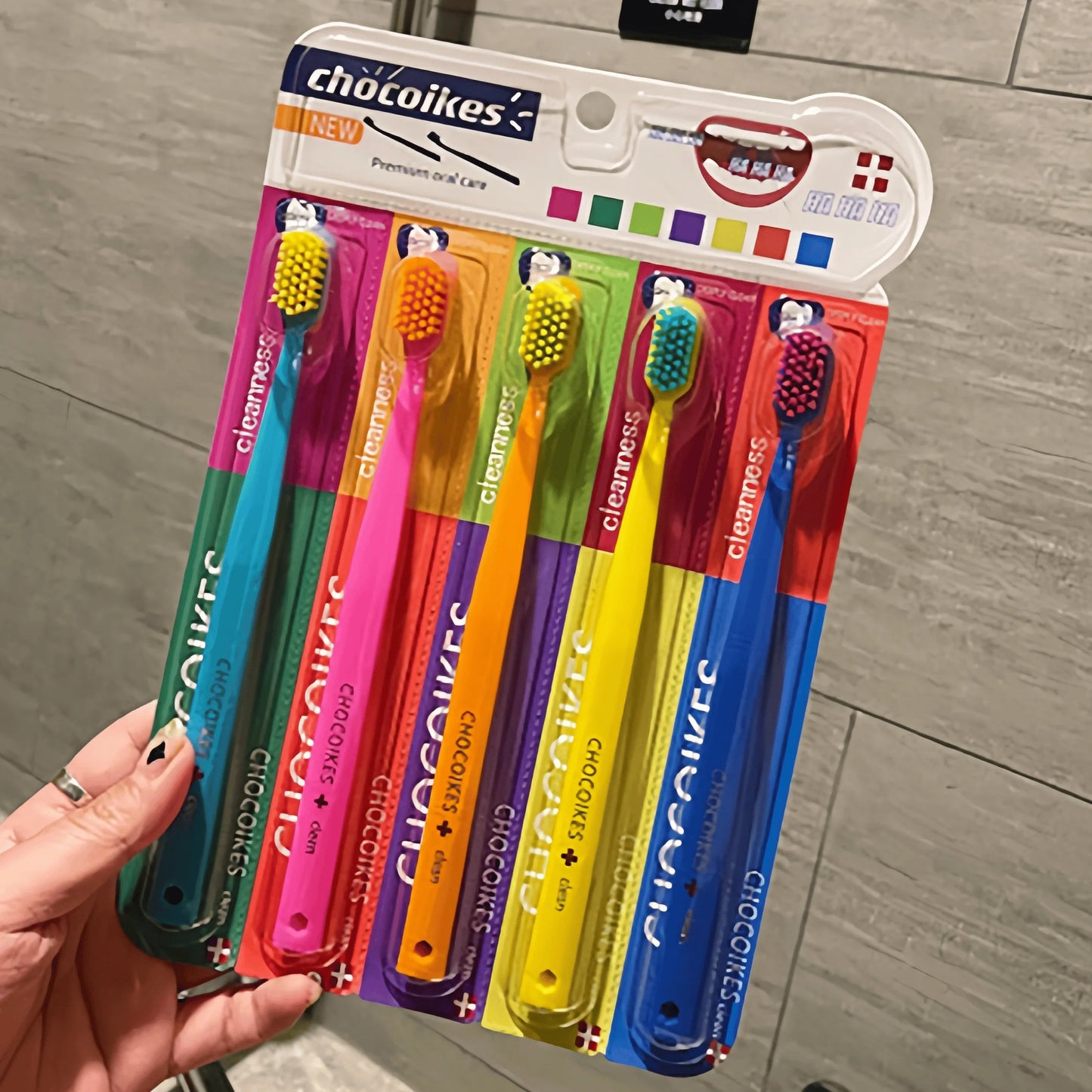 Chocolate Swiss Nylon Bristle Toothbrush Set | Travel Friendly Care