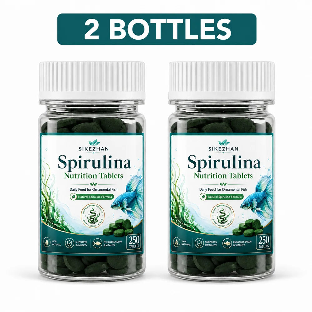 Natural Spirulina Tablets for Tropical Fish | Enhance Color & Vitality