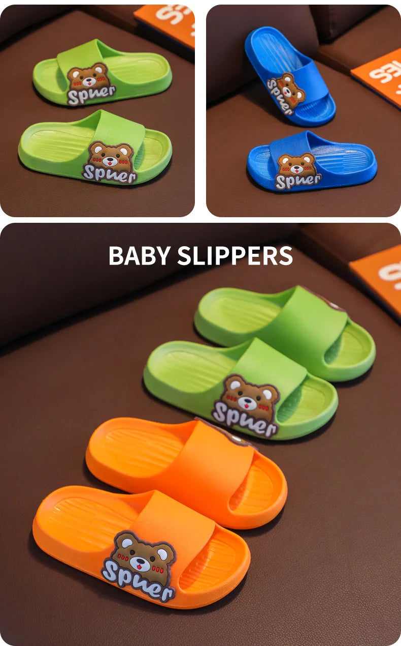 Cute Cartoon Kids EVA Slippers | Fun Summer Toddler Sandals