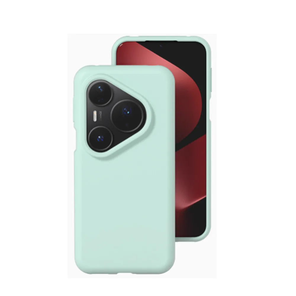 Liquid Silicone Phone Case For Huawei Pura 80 Pro Pura 70 P60 P50 P40 P30 Pro Mate 70 60 50 Luxury Soft Skin Smooth Cover Funda