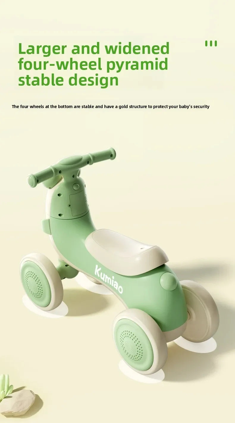 4-Wheel Kids Bike Scooter | Fun & Safe Ride-On Toy for Toddlers