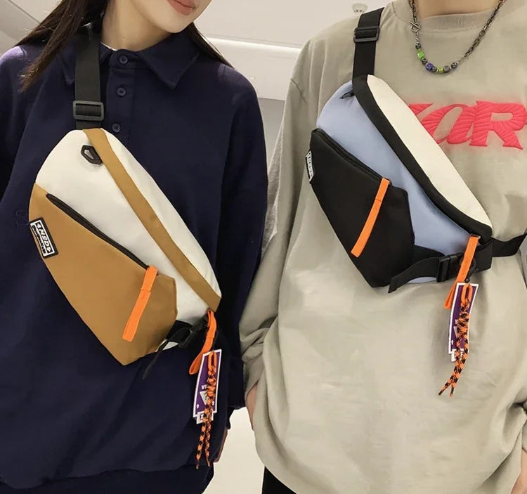 Unisex Nylon Chest Rig Bag | Stylish Multi-functional Fanny Pack