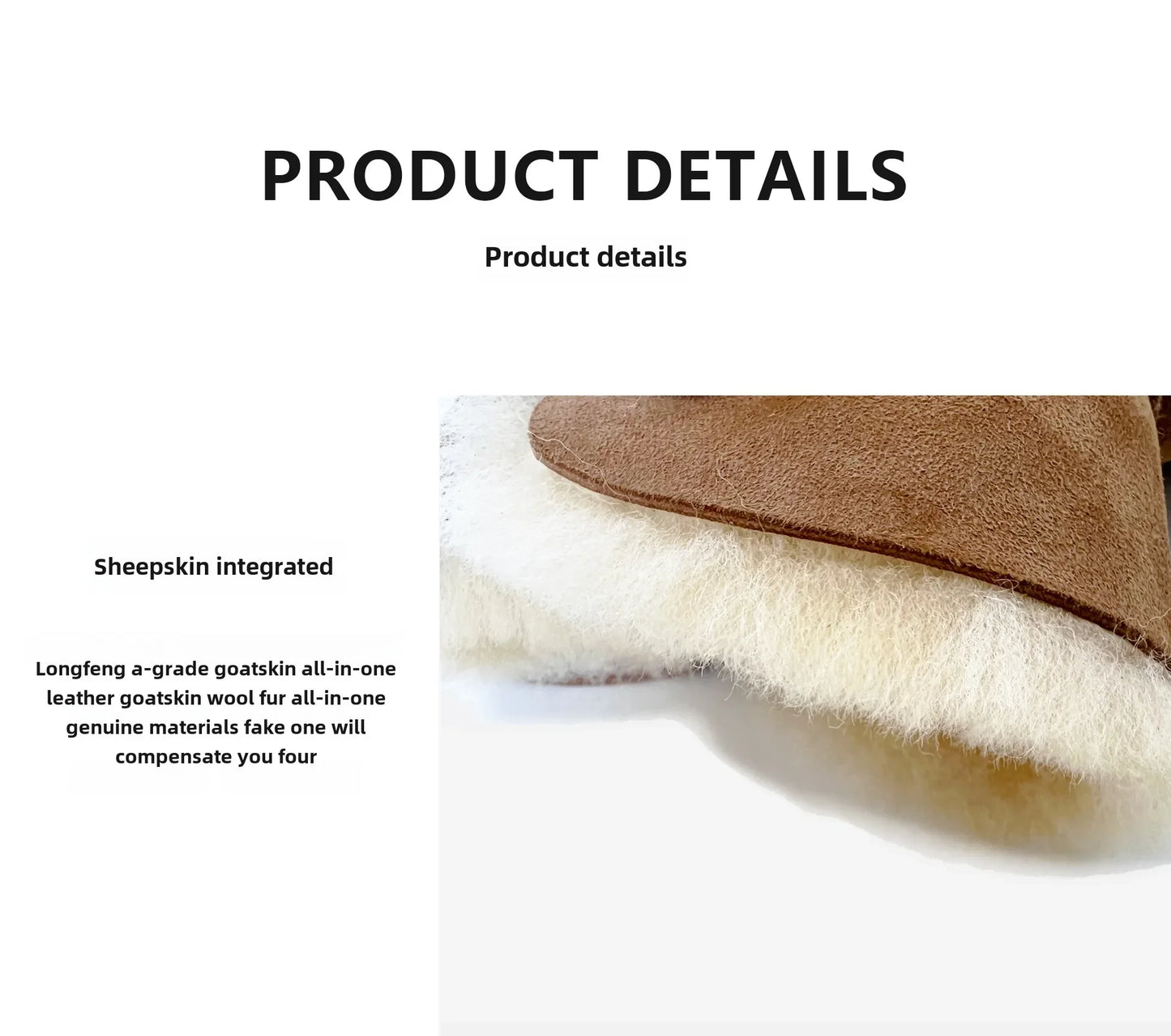 Women's Sheepskin Wool Snow Boots | Warm Winter Ankle Boots