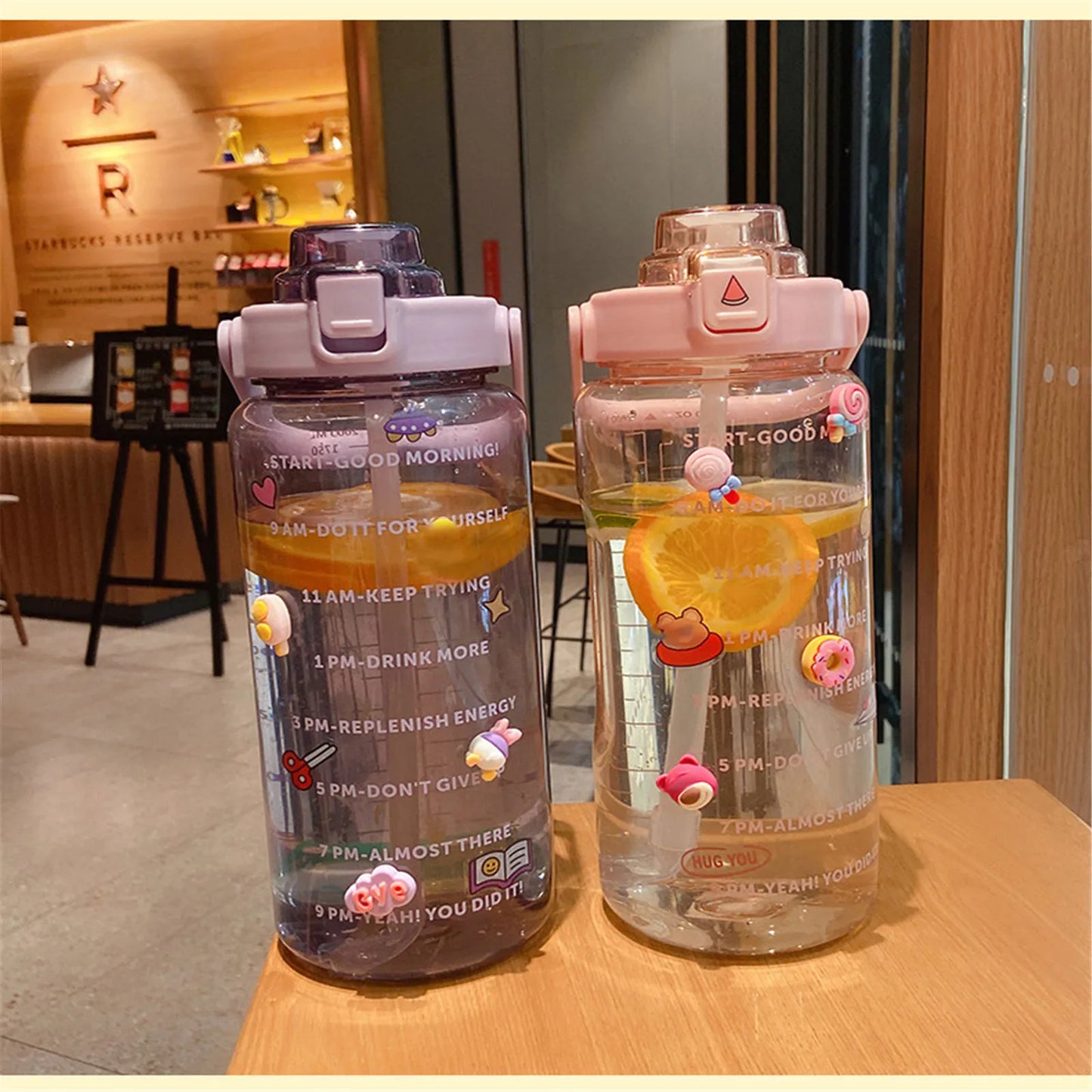 2000ml Large Capacity Sports Water Bottle | Leak-Proof & Portable