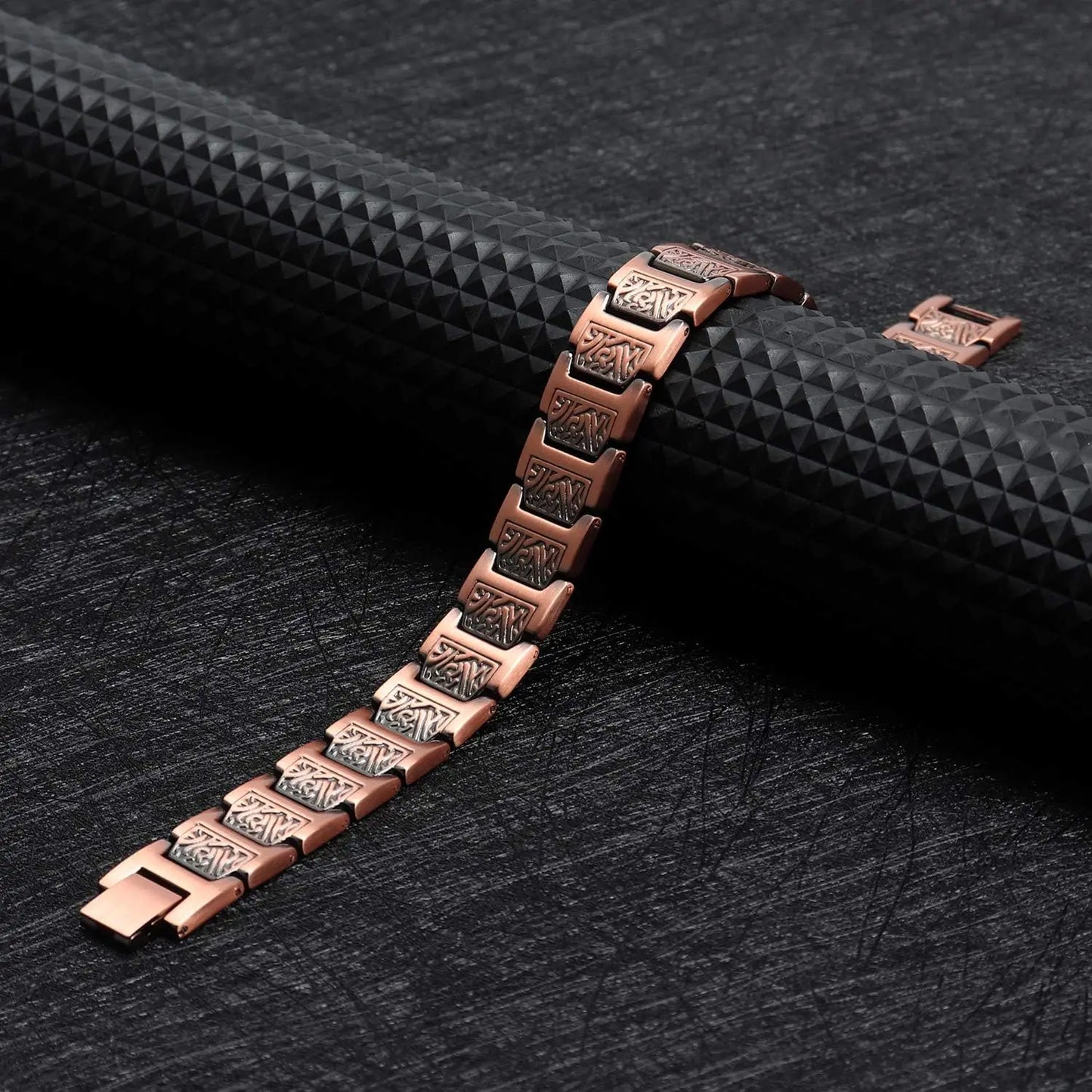 Magnetic Copper Bracelet for Men | Adjustable Link Jewelry Gift