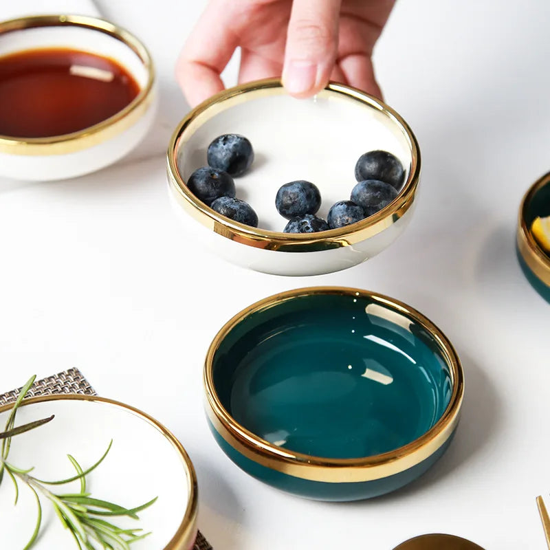Elegant Ceramic Small Dishes for Sauces | Perfect Dining Accessory