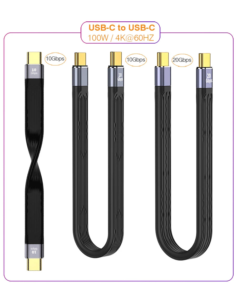 USB 3.1 10Gbps Data Transfer Cable | Fast Charging & High-Speed