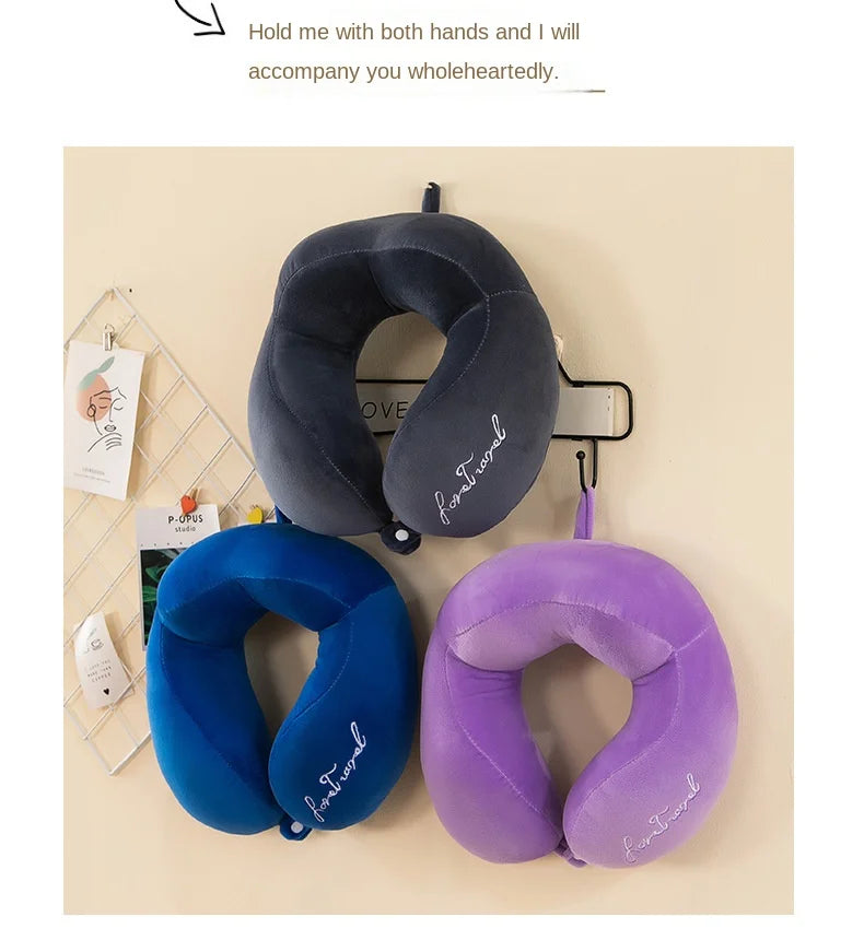 Comfortable U-Shaped Neck Pillow for Travel | Soft Support Cushion