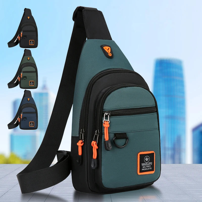 Men's Waterproof Outdoor Hiking Shoulder Bag | Crossbody Travel Pack