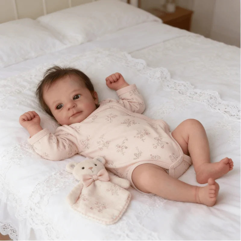 Muñeca Reborn Realista de 18 Pulgadas | Muñeca Artística de Silicona Hiperrealista