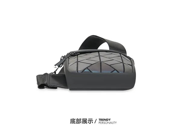 Stylish Crossbody Small Bag | Fashionable Rhombus Grid Design