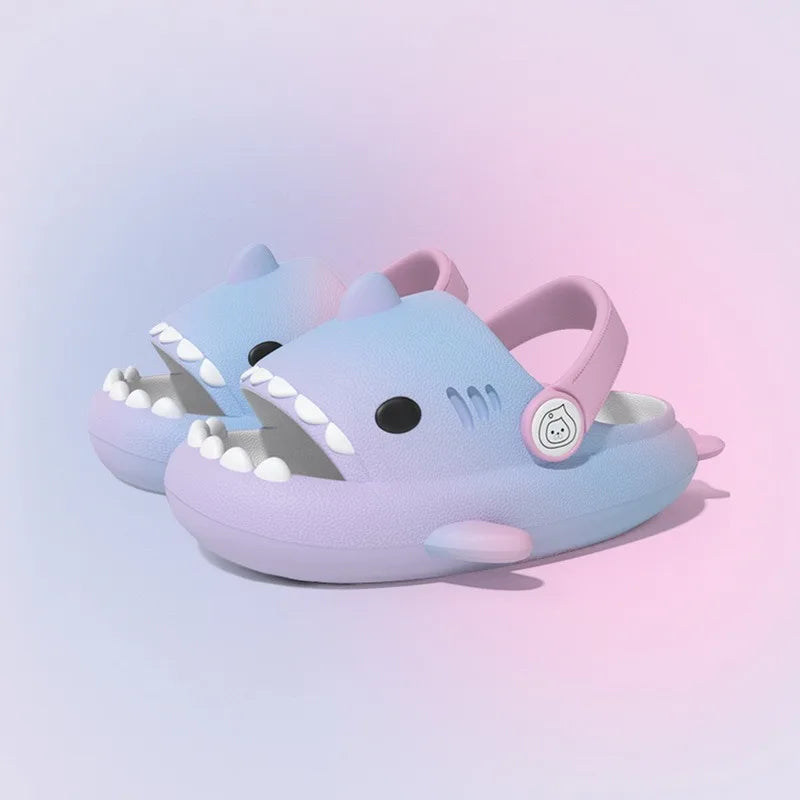 Kids Shark Slippers | Cartoon Non-slip Soft Sandals for Summer
