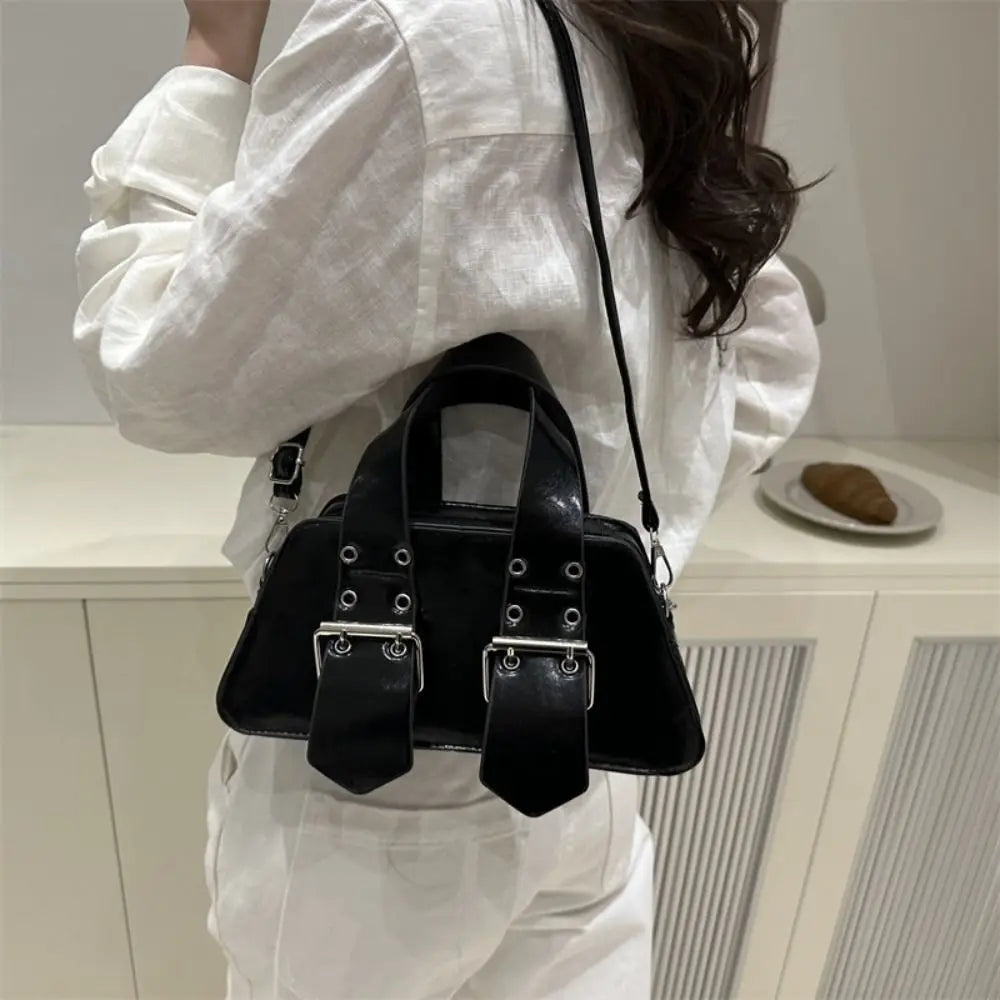 Vintage Gothic Cross Body Bag | Retro PU Leather Handbag