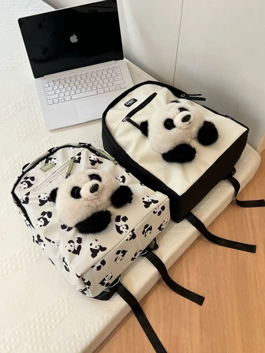 Cute Panda Backpack | Fashionable Lightweight School Bag for Students