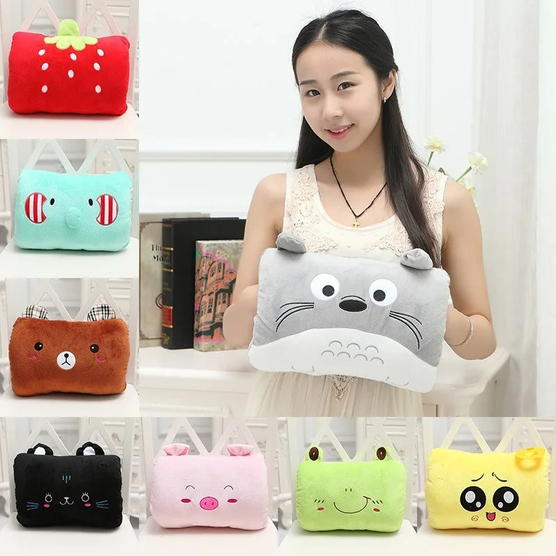 Cute Cartoon Arm Pillow | Soft Hand Warmer for Kids