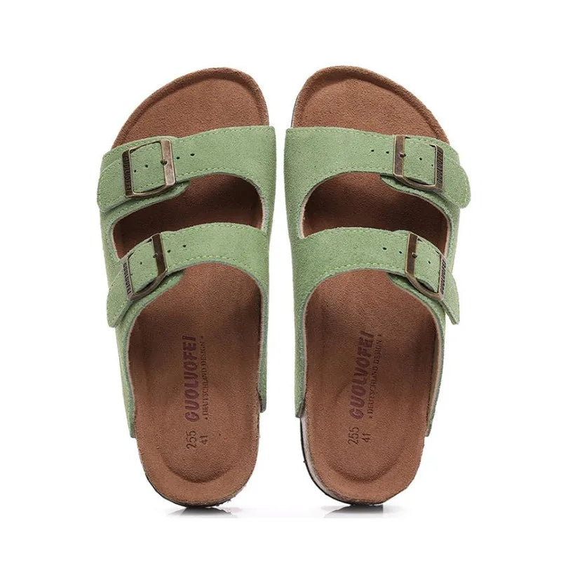 Summer Women's Casual Cork Slippers | Stylish Outdoor Slides