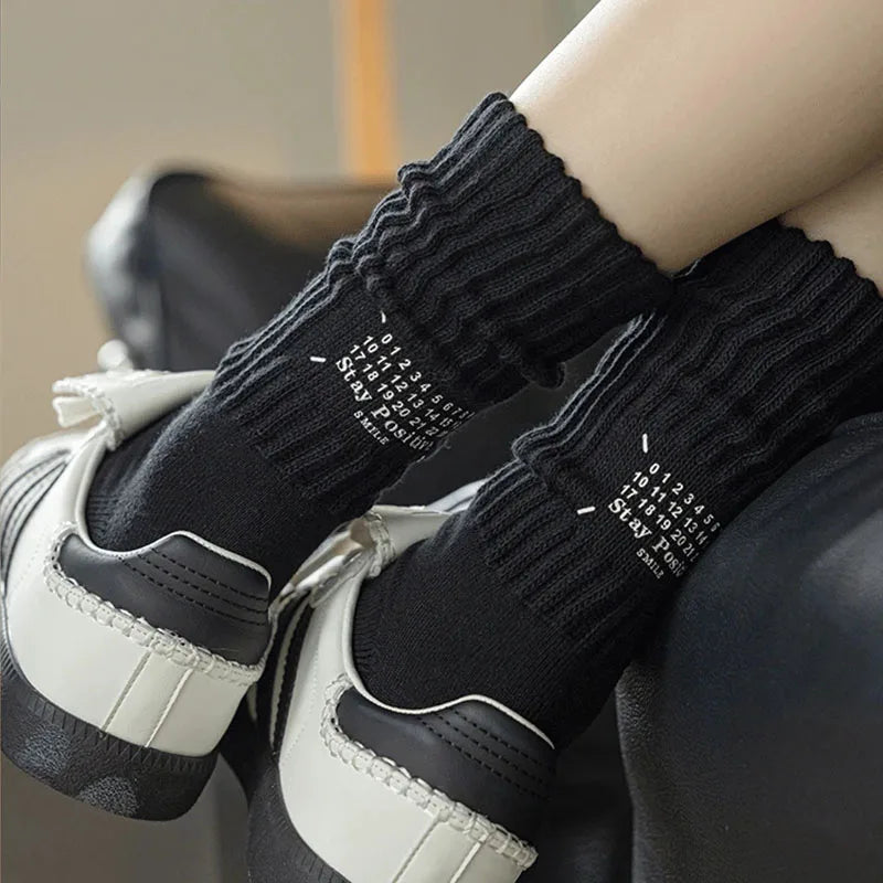 Cozy Vintage Sports Tube Socks for Men | Thickened Comfort Fit