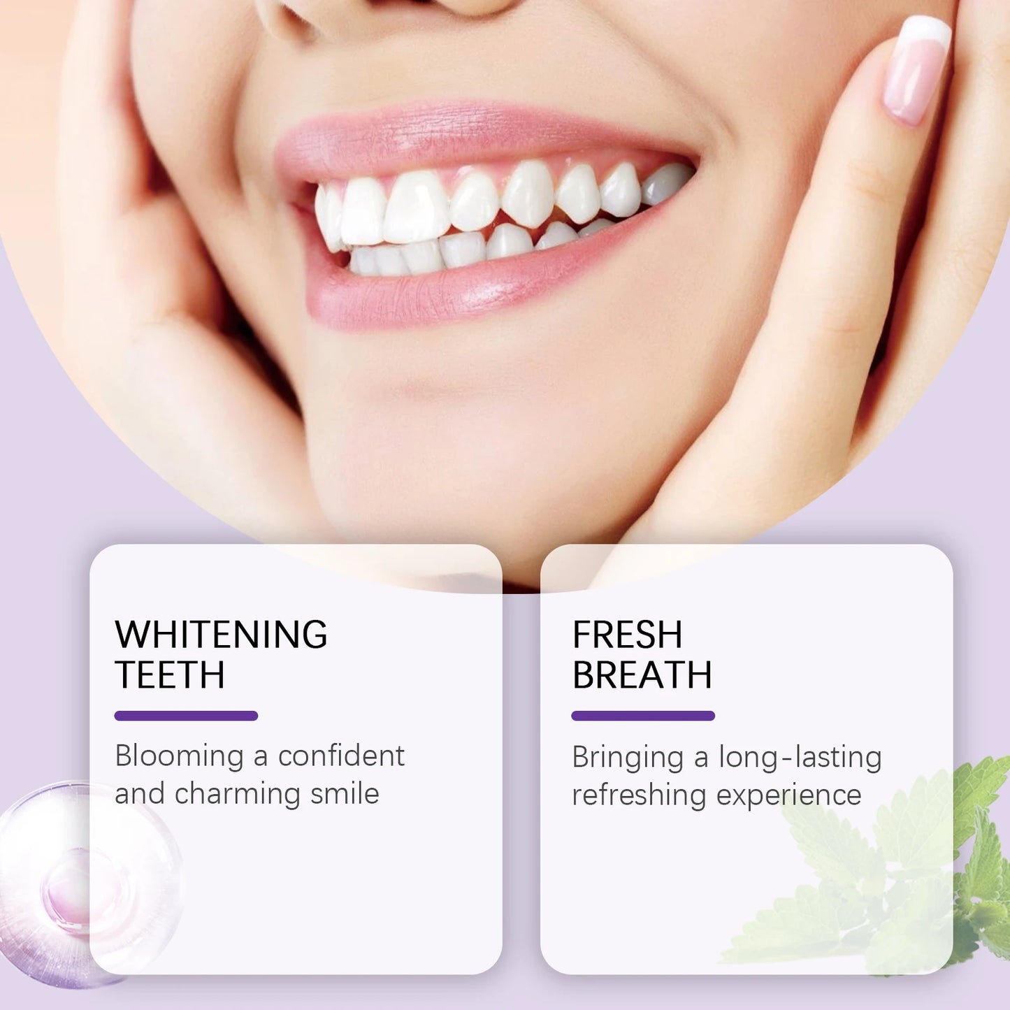 Purple Tooth Whitening Powder | Remove Stains & Freshen Breath