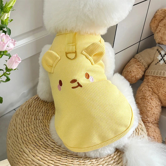 Chaleco Suave y Cómodo para Mascotas | Diseño Transpirable de Punto Waffle
