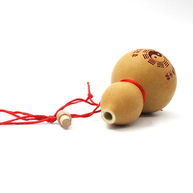 Mini Wine Gourd Ornament | Traditional Carving for Festivities