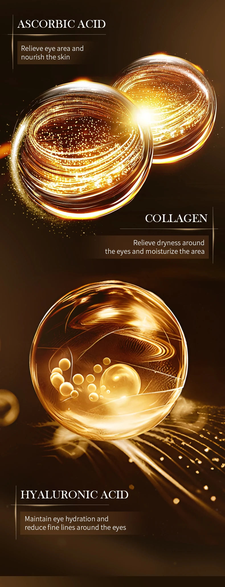 60pcs Vitamin C Collagen Eye Masks | Brighten and Hydrate Eyes