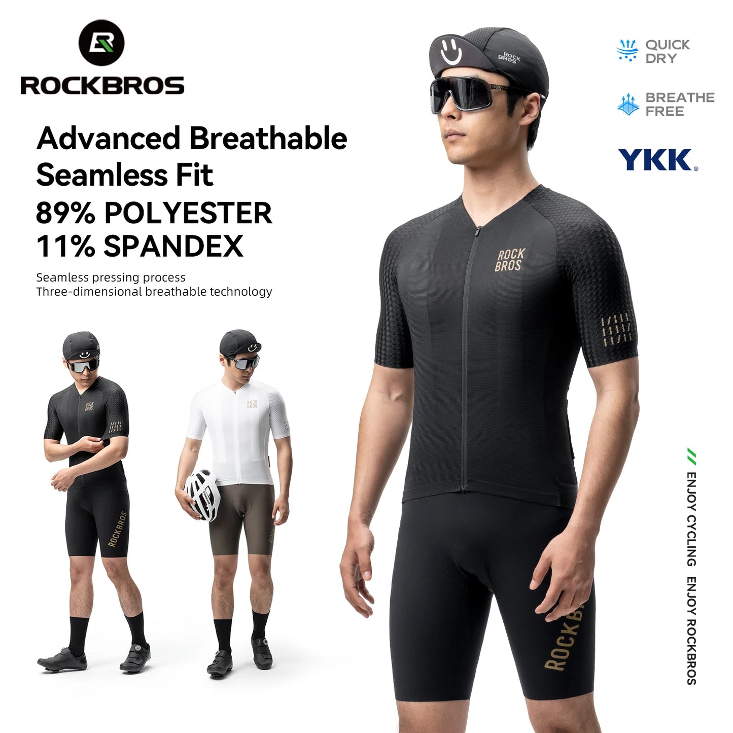 Breathable Short Sleeve Cycling Jersey | Windproof & Reflective Shirt