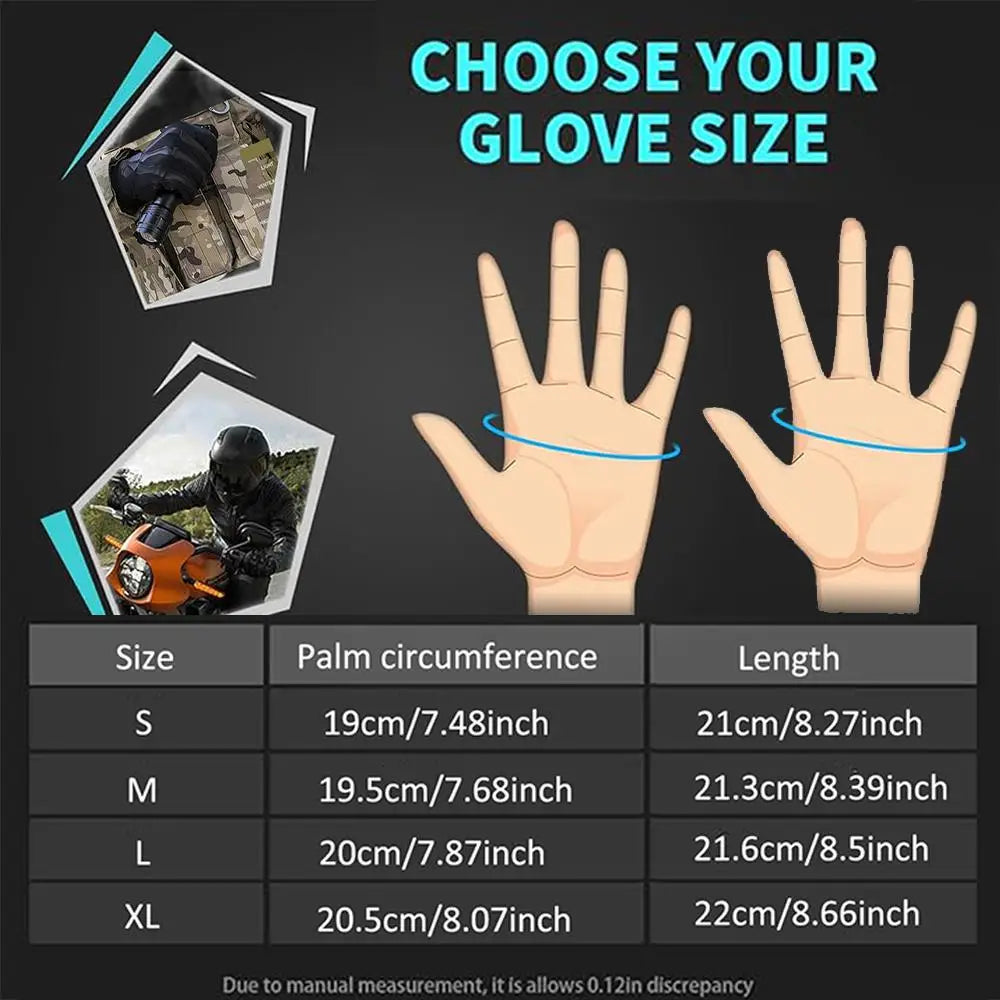Breathable Outdoor Tactical Gloves | Full-Finger Touchscreen Gloves